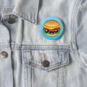 Happy Jump Burger Ronde Button 5,7 Cm (In situ)