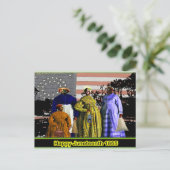 Happy Juneteenth Briefkaart (Staand voorkant)