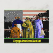 Happy Juneteenth Briefkaart (Voorkant)