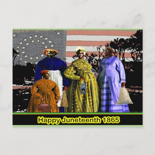 Happy Juneteenth Briefkaart (Voorkant)