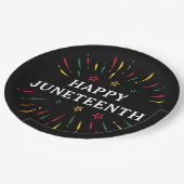 Happy Juneteenth Celebrate Black Independence Day Papieren Bordje (Gekanteld)