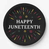 Happy Juneteenth Celebrate Black Independence Day Papieren Bordje (Voorkant)