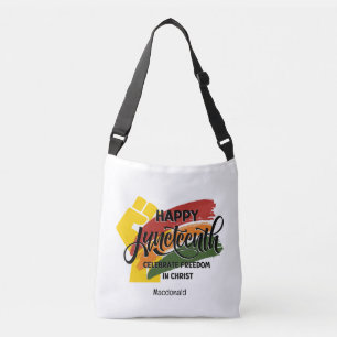 HAPPY JUNETEENTH Christelijk Crossbody Tas