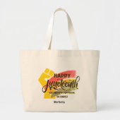 HAPPY JUNETEENTH Christelijk Grote Tote Bag (Voorkant)