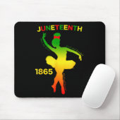 Happy Juneteenth is mijn Onafhankelijkheidsdag dan Muismat (Met muis)