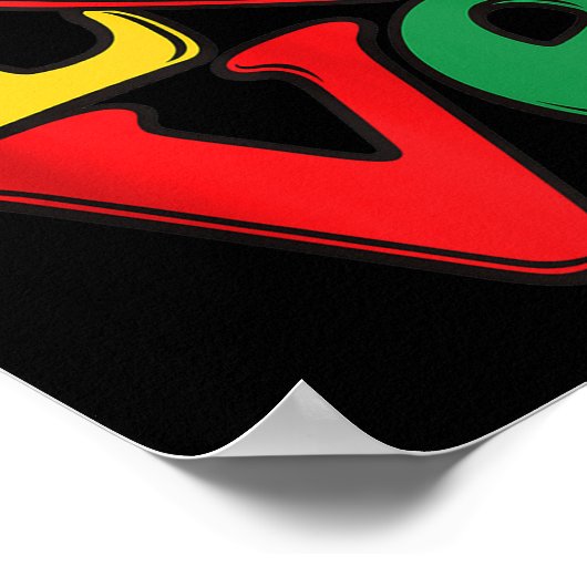 Happy Juneteenth is mijn onafhankelijkheidsdag zwa Poster (Hoek)