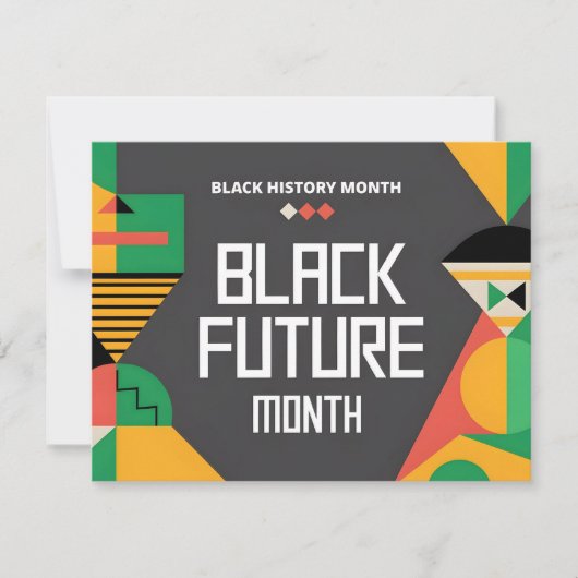 Happy Juneteenth Kleurrijke Vrijheidsdag Design Feestdagenkaart (Voorkant)