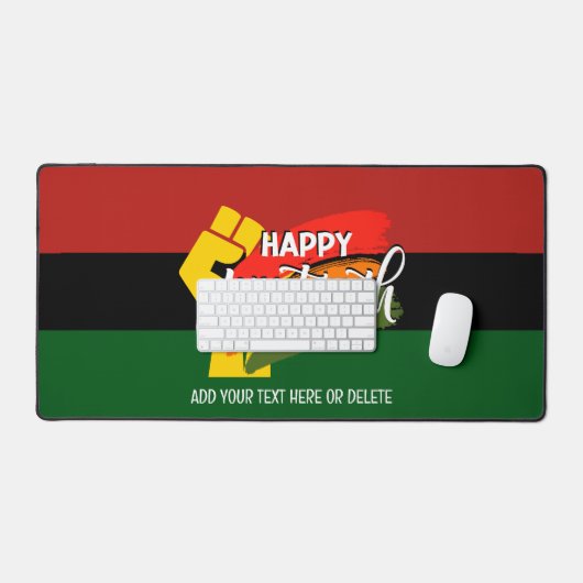 HAPPY JUNETEENTH Pan African Bureaumat (Keyboard & Muis)
