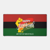HAPPY JUNETEENTH Pan African Bureaumat (Voorkant)