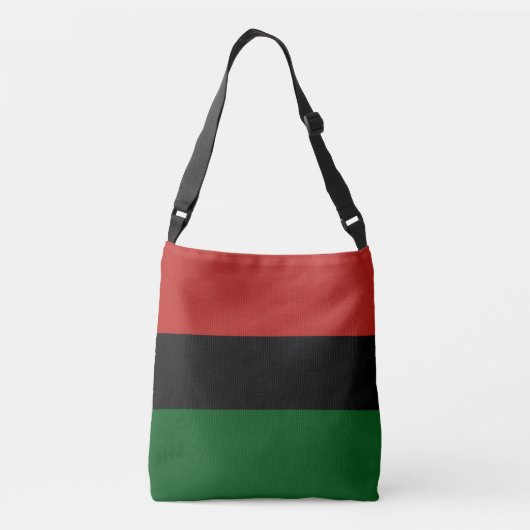 HAPPY JUNETEENTH Pan African Crossbody Tas (Achterkant)
