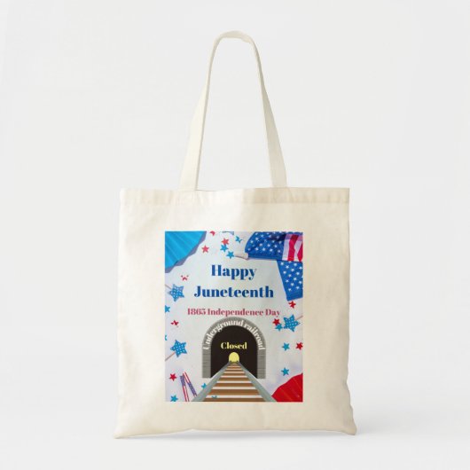 Happy Juneteenth Tote Bag (Voorkant)