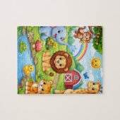 Happy Jungle Jamboree Jigsaw Puzzle Legpuzzel (Horizontaal)