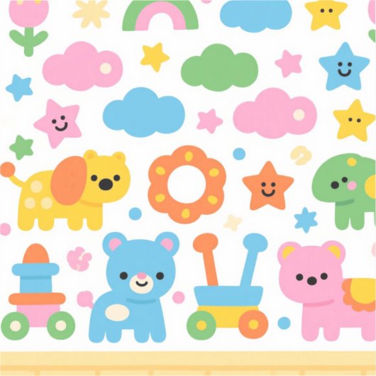 Happy Jungle Vinyl Sticker (Voorkant)