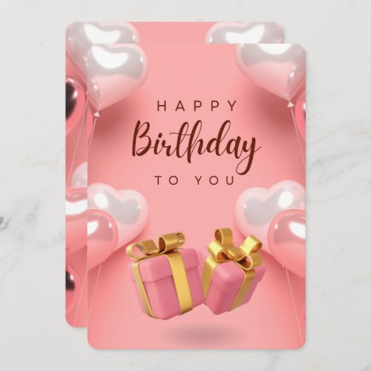 HAPPY KAART (Voorkant / Achterkant)