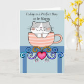 Happy Kaart voor iemand in verpleeghuis (Gele Bloem)