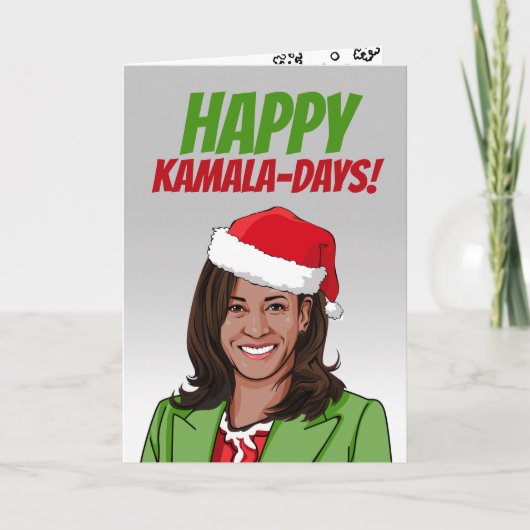 Happy Kamala Days Kerstmis Kaart (Voorkant)