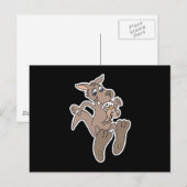 happy kangaroo en joey briefkaart (Voorkant / Achterkant)
