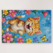 Happy Kat Garden Legpuzzel (Horizontaal)