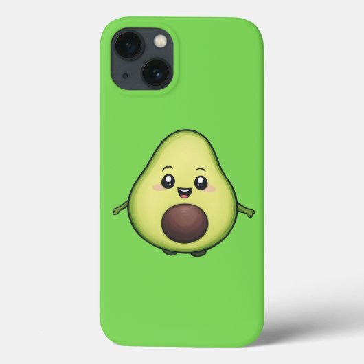 Happy Kawaii Avocado Case-Mate iPhone Case (Achterkant)