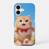 Happy Kawaii Cat Telefoonhoesje iPhone 16 Hoesje (Achterkant)