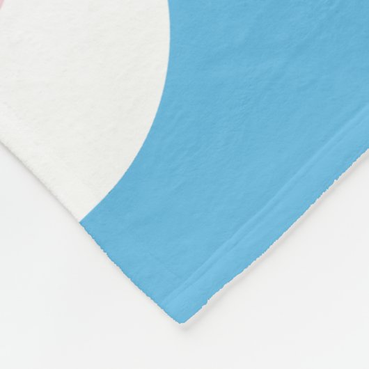 Happy Kawaii Cloud Fleece Deken (Hoek)