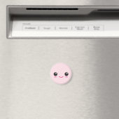 Happy Kawaii Face Magnet (Insitu (Vaatwasser))