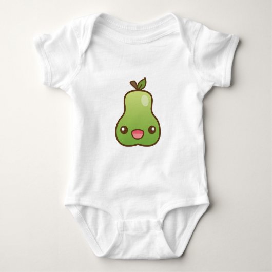 Happy Kawaii Pear Romper (Voorkant)