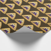 Happy Kawaii Prune Hamentashen Cadeaupapier (Hoek)