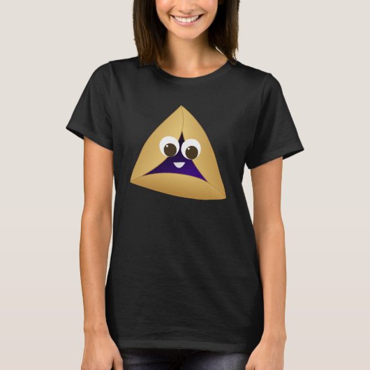 Happy Kawaii Prune Hamentashen T-shirt (Voorkant)