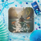 Happy Kayaking Papieren Bordje (Feest)