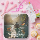 Happy Kayaking Papieren Bordje (Feest)