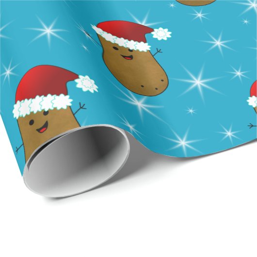 Happy Kerstaardappel Cadeaupapier (Rol Hoek)