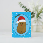 Happy Kerstaardappel Feestdagenkaart (Staand voorkant)