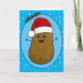 Happy Kerstaardappel Kaart (Voorkant)
