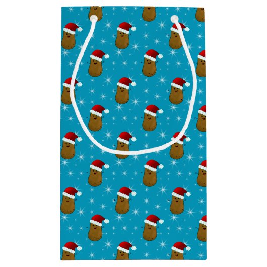 Happy Kerstaardappel Klein Cadeauzakje (Achterkant)