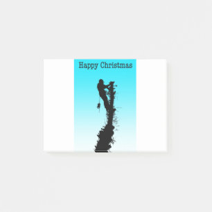 Happy kerstartiborist Tree Surgeon Rigning Tree Post-it® Notes