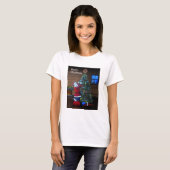 Happy kerstartiborist Tree Surgeon Rigning Tree T-shirt (Voorkant volledig)