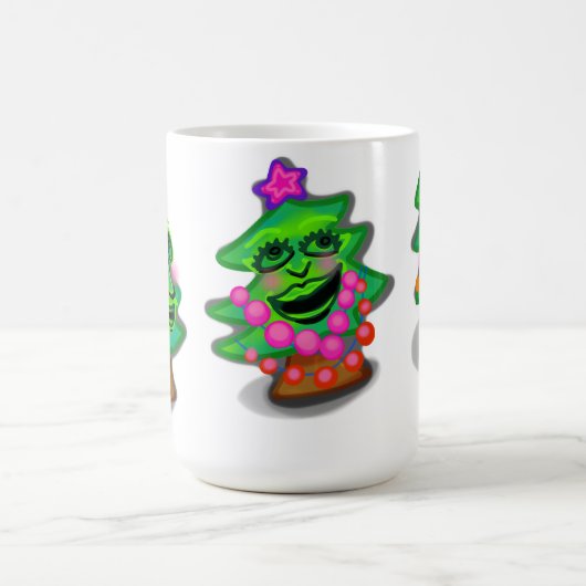 Happy kerstbomen mok (Center)