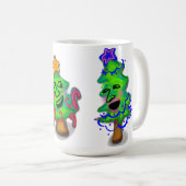 Happy kerstbomen mok (Voorkant rechts)