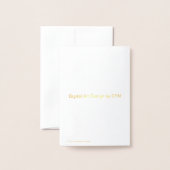 Happy kerstboom folie kaarten (Met envelop)