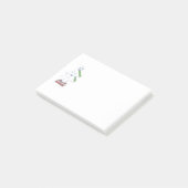 Happy kerstboom post-it® notes (Schuin)
