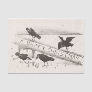 Happy kerstcadeaupapier Tissuepapier