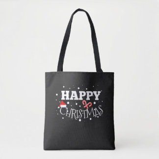 Happy kerstcadeaus tote bag