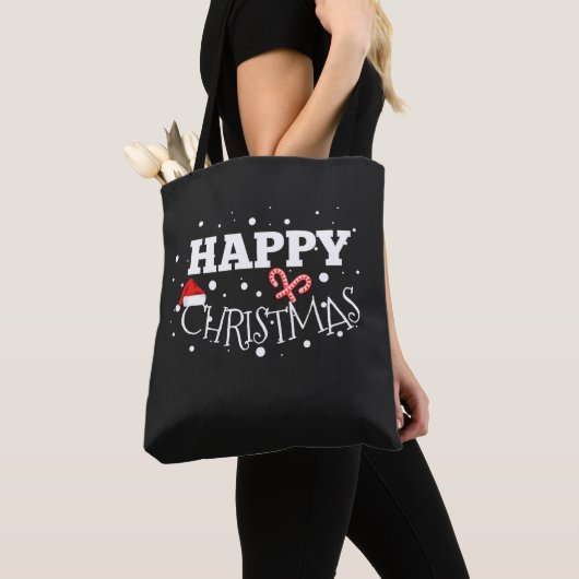 Happy kerstcadeaus tote bag (Dichtbij)