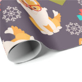 Happy Kerstcorgi Pooches | Cadeaus Cadeaupapier (Rol Hoek)