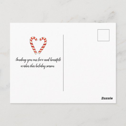 Happy Kerstfeestay Penguin Briefkaart (Achterkant)