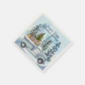 Happy Kerstfeestdag Napkins Servet (Hoek)