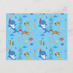 Happy Kersthaai Briefkaart