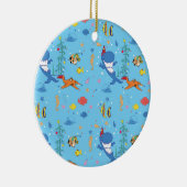 Happy Kersthaai Keramisch Ornament (Rechts)