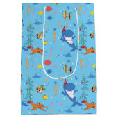 Happy Kersthaai Medium Cadeauzakje (Achterkant)